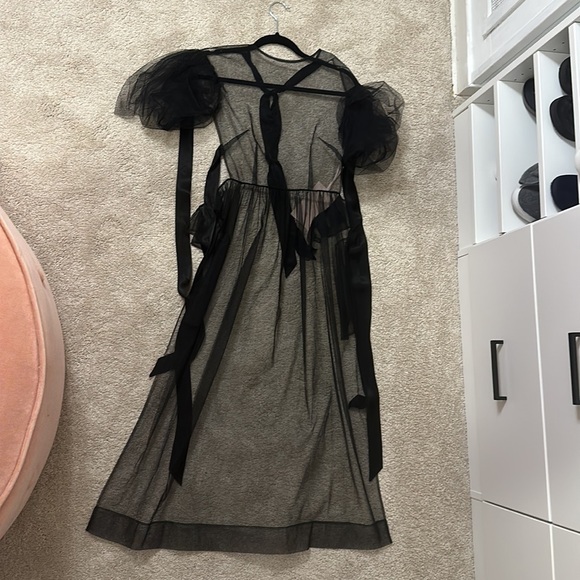 Simone Rocha for H&M Black Tulle Apron Dress Size XS NWT - Picture 11 of 16